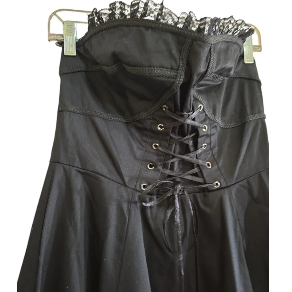 NWT Hearts & Roses UK Bustier Cocktail Dress 50s Pinup Rockabilly Retro Punk - Picture 5 of 11